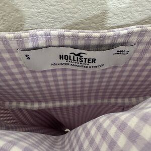 Hollister Purple Gingham Shirt